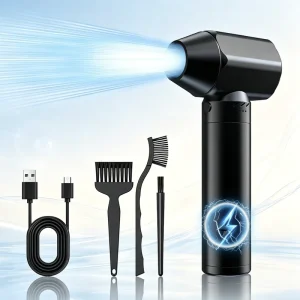 500W Handheld Cordless Compressed Air Duster Gun Electric Blower