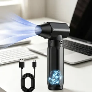 500W High Power Rechargeable Compressed Air Duster Multifunctional Violent Fan 80000RPM Cordless Portable air Blower