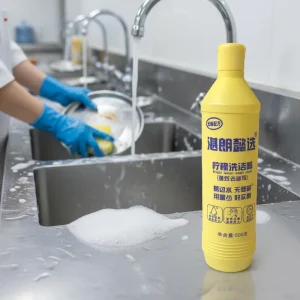 500g*30bottle High Concentration Eco Friendly Liquid Dishwashing Detergent for Kitchen Bathroom Use Removing Dirt