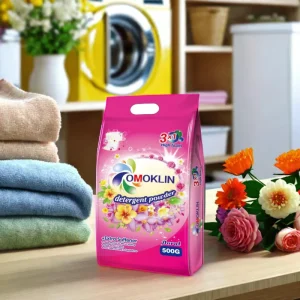 500g High Grade Eco Friendly Whitening Detergent Washing Powder Floral Fragrance Effective Stain Removal Laundry Soap