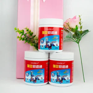 500g Pipe Dredging Agent Sink Drain Cleaner Powder for Kitchen Sewer Toilet Clogging