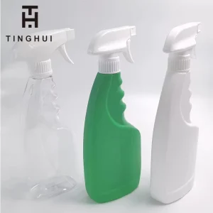 500ml 750ml 1L 25oz HDPE Clean Plastic Bottle Trigger Spray Bottle with Finger Handle