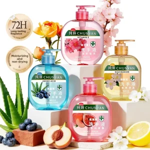 500ml Amino Acid Vitamin E Scented Hand Sanitizer Gentle Non Irritating Moisturizing Antibacterial