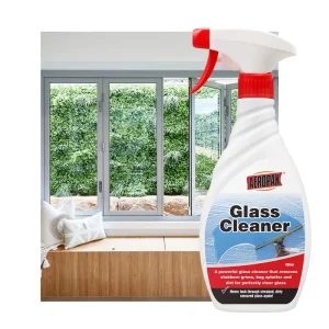 500ml Car Window and Mirror Glass Cleaner Spray Water Stain Remover for Automotive and Household Use