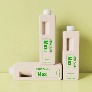 500ml HDPE Cleaning Liquid Bottle with Lotion Pump