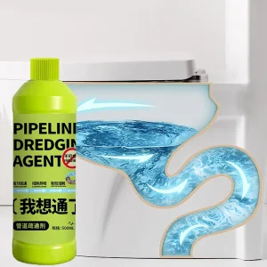 500ml Pipeline Dredging Agent Liquid Drain Cleaner for Kitchen Sewer and Toilet Blockages