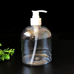 500ml Plastic Antibacterial Hand Sanitizer Gel Bottle with Pump Sprayer No Wash Disinfection