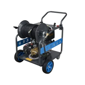 50L 150 Bar Diesel Water Jetter Drain Cleaning Machine with Gun and Parts