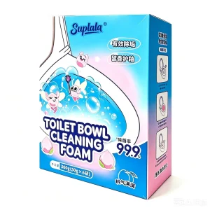 50g Bag Factory Customized Dissolving Powder Toilet Bubble Cleaning Toilet Cleaning Powder Foaming Toilet Cleaner