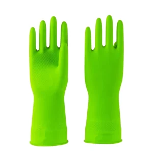 50g Cotton-Lined Rubber Latex-Free Household Kitchen Cleaning Gloves