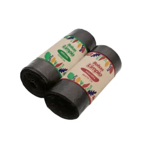 50×70 70×90 80x110cm Black HDPE LDPE Garbage Bags for Household Use