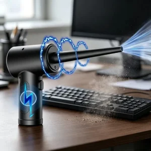 51 000 RPM High power Compressed air Duster Gun Type C Charging for Cleaning Computer Keyboards PC Cases and Sofa Gaps