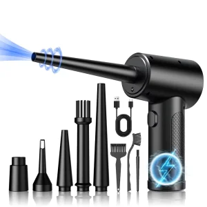 51000RPM High-Speed Handheld Cordless Electric Air Duster and Blower Gun