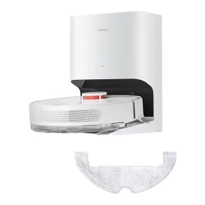 5200mAh Battery Self-Emptying Robotic Vacuum Cleaner and Mop with HEPA Filter, Brushless Motor, Hard-Floor Cleaning, LDS