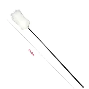 54-Inch Lambswool Duster with Plastic Handle for Furniture Cleaning
