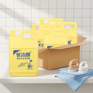 5KG Disposable Eco Friendly Carton Packaging Dishwashing Liquid Kitchen Detergent for Cafeterias and Hotels