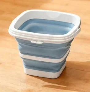 5L Collapsible Eco Friendly Garden Plastic Bucket with Handle for Fishing Camping Car Wash and Mop Cleaning Foldable Portable Pail