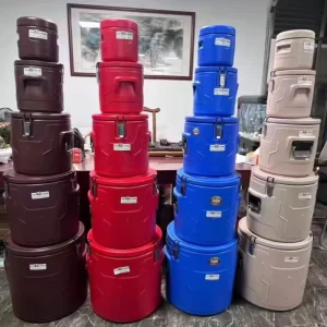 5PCS 5L 20L 40L 60L 80L Thermal Food Warmer Bucket Set Insulated Drum Beverage Cooling Tank with Lid for High Volume Serving