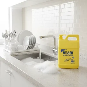 5kg High-Concentration Kitchen and Bathroom Dishwashing Detergent for Dirt and Grease Removal