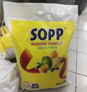 5kg Laundry Detergent Powder Lemon Perfume High Foaming Powder Soap