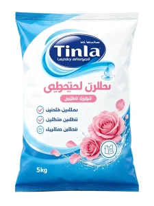 5kg Rose Scent Laundry Washing Powder High Efficiency Stain Remover Household Clothes Detergent