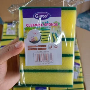 5pcs/Bag Sustainable Kitchen Scrub Sponges with Eraser for Dishwashing and Home Cleaning