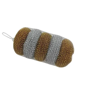 5pcs Round Heavy-Duty Galvanized Wire Mesh Metal Dishwashing Scrubber Balls