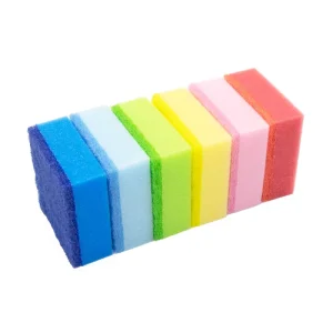 6-Piece Dish Scrub Sponges and Scouring Pads for Kitchen Cleaning