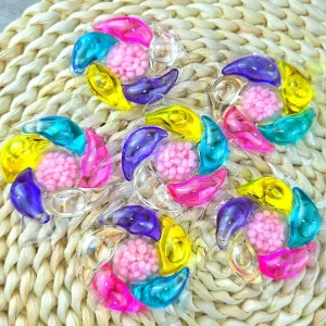 6 Pouch Pack 10g Heavy Duty Laundry Detergent Pods with Floral Fragrance & Deep Clean Six in One Stain Removal Bulk Purchase