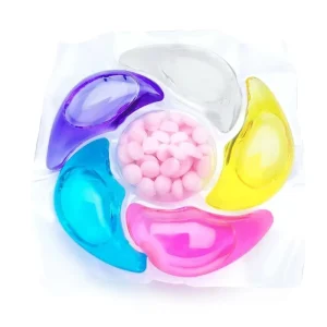 6-in-1 Flower-Scented Laundry Detergent Pods with Scent Booster Beads Concentrated Washing Capsules Eco-Friendly