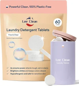 60/36-Count Plastic-Free Eco-Friendly Laundry Detergent Pods, Sheets and Tablets, Natural Fragrance