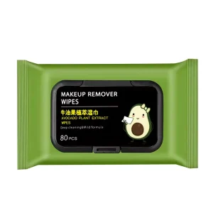 60 Count Disposable Alcohol Free Nonwoven Facial Tissues Makeup Remover Cleansing Face Wipes Makeup Remover Wipes