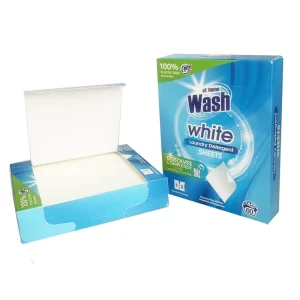 60-Load Natural Organic Paper Laundry Detergent Tablets, Plastic-Free