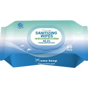 60 Pcs Green Tea Scented Sanitary Wet Wipes Baby Antibacterial FDA Certified Wipes