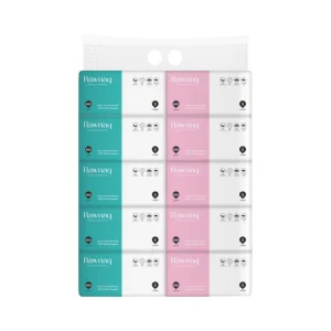 600 Sheets 3Ply 2Ply 4Ply Facial Tissue Box Tissue White Virgin Wood Pulp Soft Comfortable Home Use Custom Logo