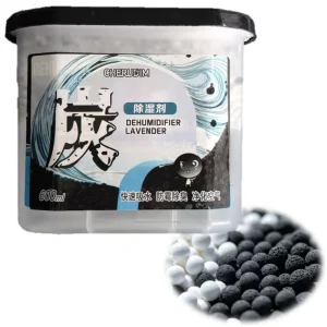 600ml Active Charcoal Calcium Chloride Anti-Mildew Closet Dehumidifier for Closets and Offices