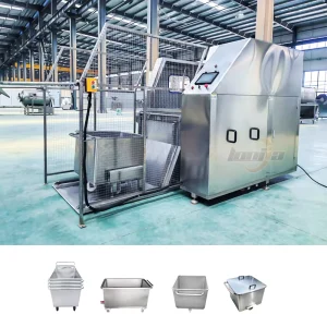 60–100 Pcs/H Cart and Basket Washer for Pastry and Meat Carts
