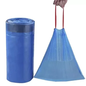 60L 90L 120L 160L 240L PE Recyclable Disposable Trash Bags with Valve Screen Printed for Tableware and Household Use