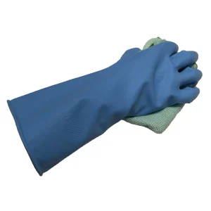 60g Blue Rubber Latex Dishwashing Kitchen Cleaning Household Gloves