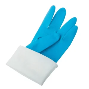 60g Spray Flocklined Reusable Latex Household Cleaning Gloves