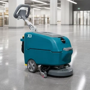 60kg X3 Walk-Behind Compact Electric Commercial Floor Scrubber