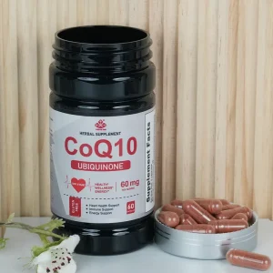 60mg Coenzyme Q10 1200mg Red Yeast Rice Synergy Advanced Energy Support for Active Individuals 60ct