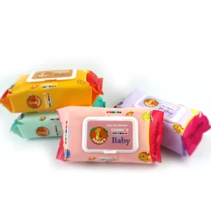 60pcs Face Cleansing Moist Towel moist Towelettes Wet Tissue Paper