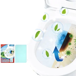 60pcs Toilet Bowl Cleaner Sheets for Stain and Odor Removal