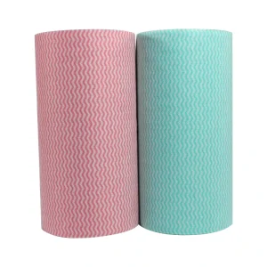 65gsm High-Absorbency Breathable Disposable Spunlace Nonwoven Kitchen Cleaning Cloths