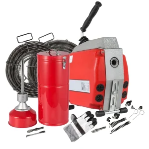 690W Sectional Drain Cleaning Machine with 16 mm and 22 mm Cables