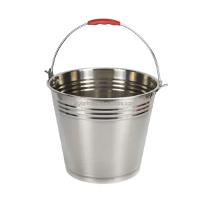 6L 7L 8L 10L 16L 20L Home Party Grill Stainless Steel Ice Water Bucket with Handle Beverage Tubs