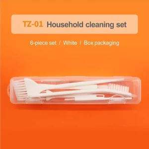 6in1 Multi functional Bottle Lid Cleaning Brush Set Gap Crevice Cleaner for Baby Bottles Cup Covers Kitchen Detail Brushes