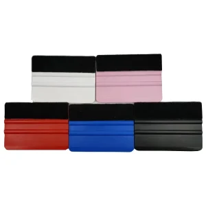 7 * 10 cm Plastic Squeegees Felt Edge Squeegees for Easier Application of Vinyl