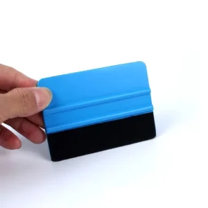 7 × 10 cm Plastic Vinyl Application Squeegee with Felt Edge